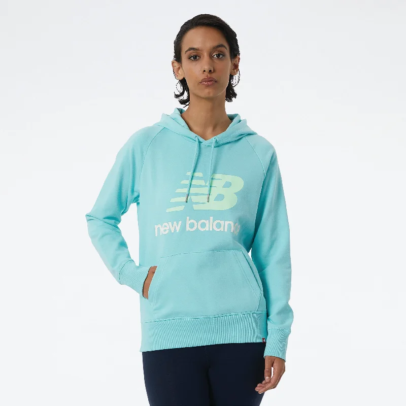 Women's New Balance Ess. Stacked Logo Pullover