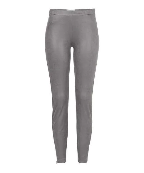 BRAX - Marlowe - Legging Simili Suède - Gris