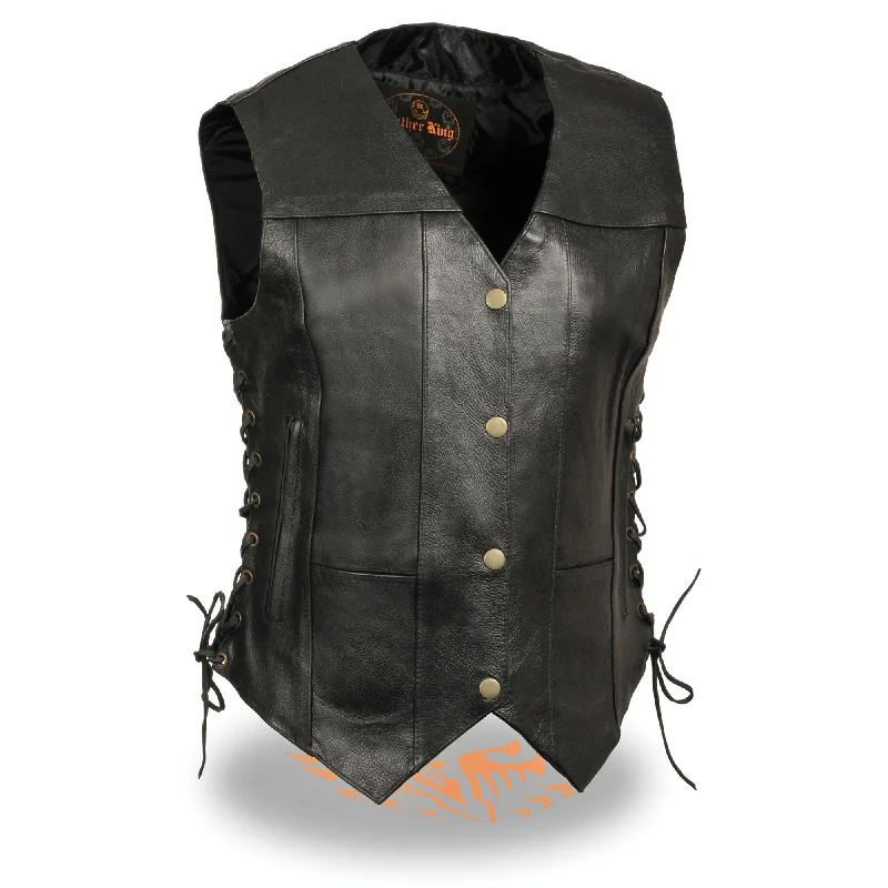 Ladies 6 Pocket Laced Vest