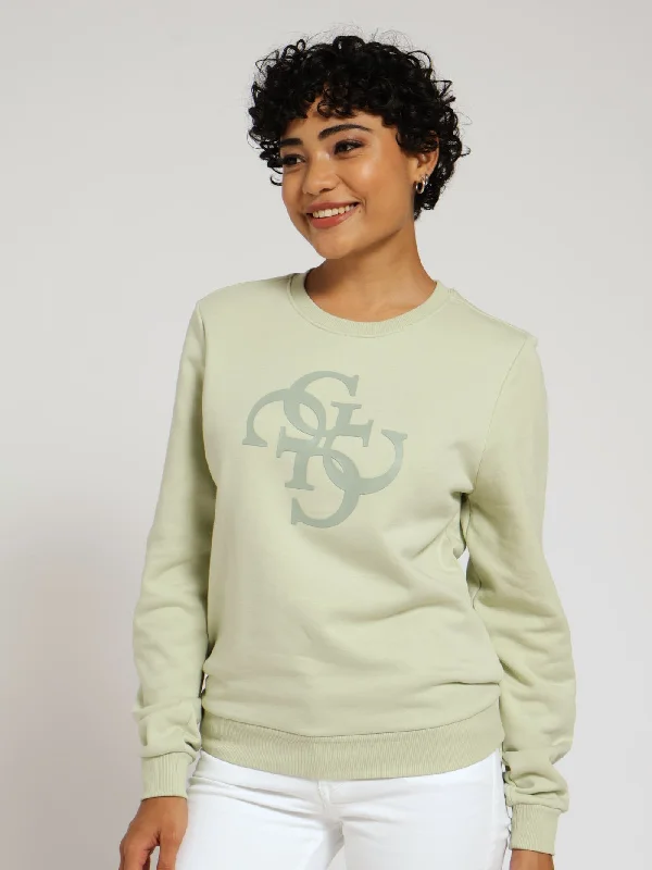 Long Sleeve Fleece Top - Sage