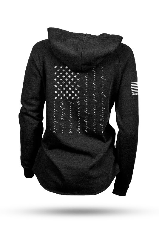 The Pledge - Lightweight Women's V-Neck Hoodie