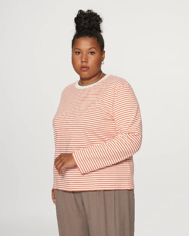 Rana Striped Longsleeve Ecru Red