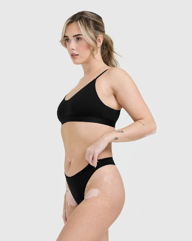 Silhouette Bralette | Black