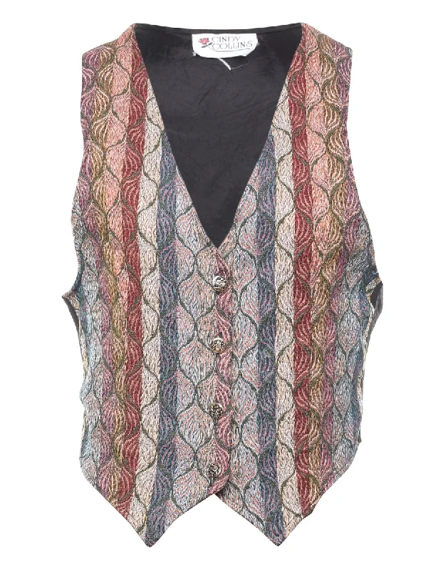 Tapestry Design Multi-Colour Waistcoat - S