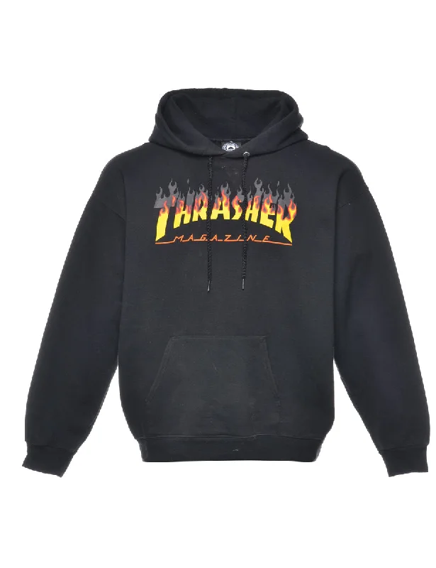 Thrasher Magazine Printed Hoodie - S