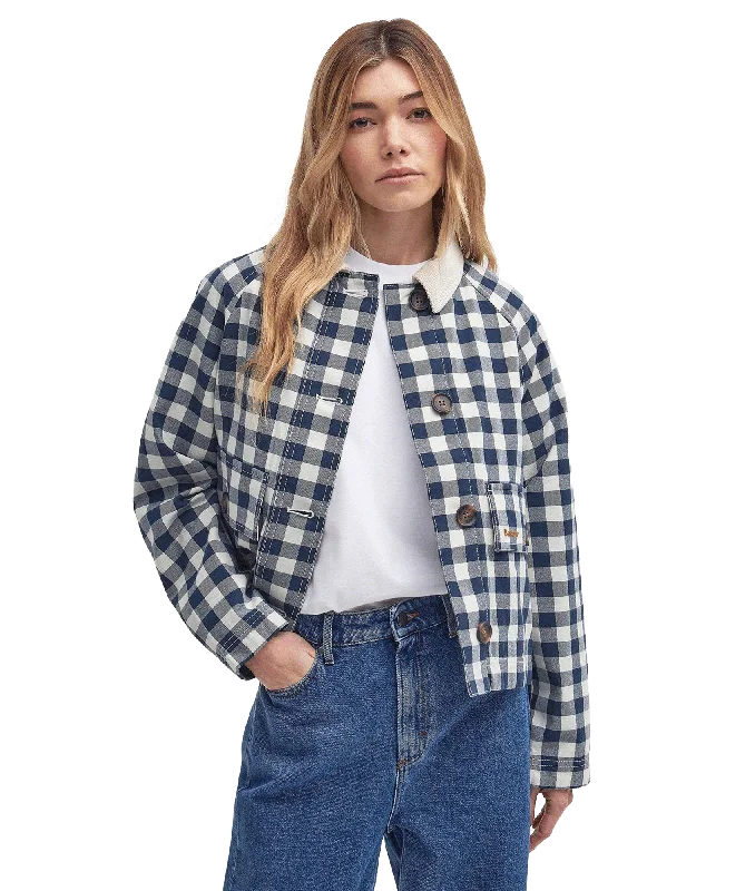 Maddison Gingham Casual Jacket - Multi