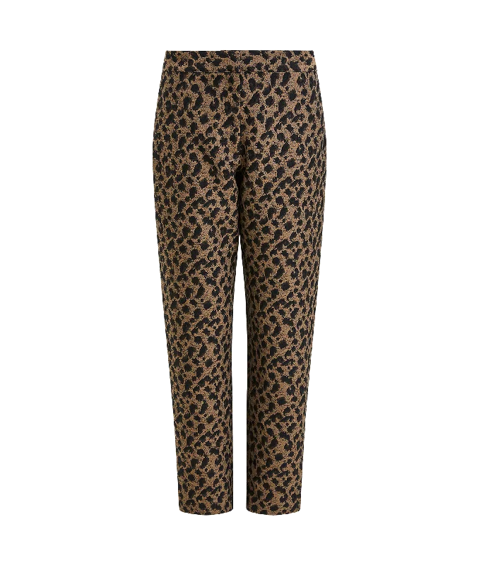 Estella Jacquard Trousers - Blackout