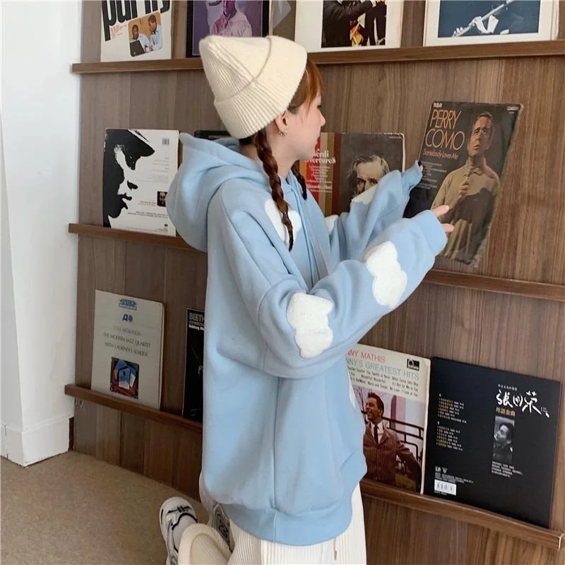 Women's Kawaii Cloud Splice Hoodies