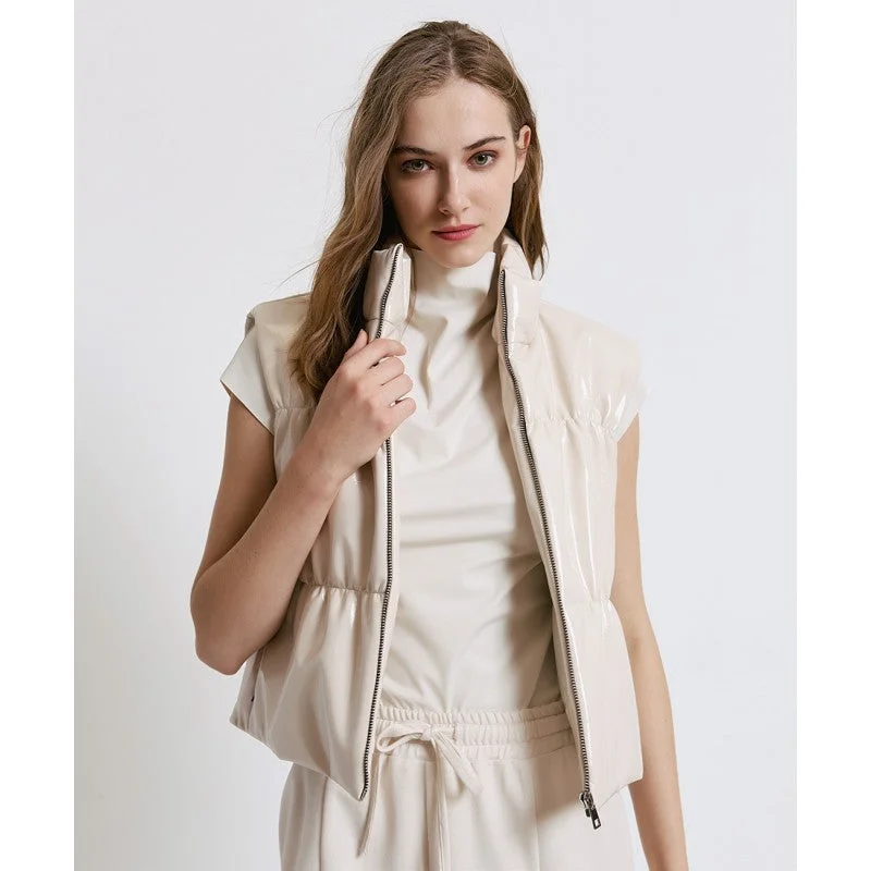 Access Fashion Cream Pearlised Gillet