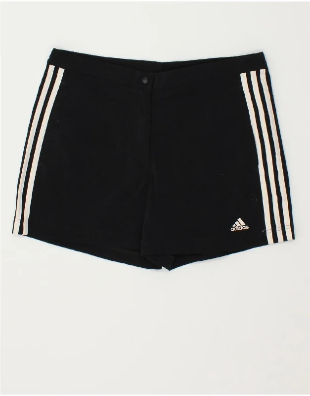 ADIDAS Womens Climalite Sport Shorts UK 12 Medium Black