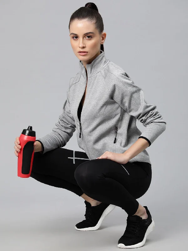 Alcis Women Typography Training or Gym Sporty Jacket