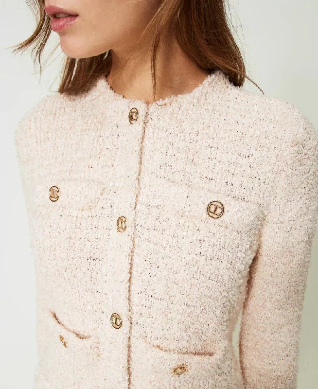 Bouclé Knit Jacket - Cupcake