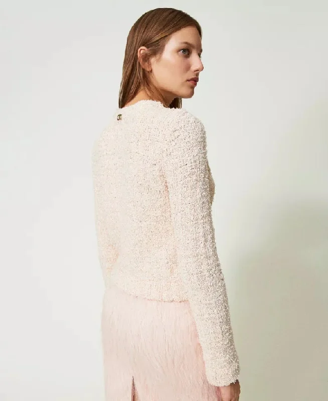 Bouclé Knit Jacket - Cupcake