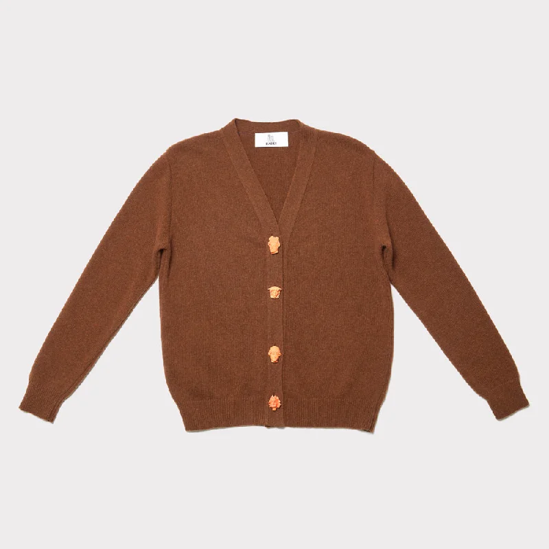 Carrington Cardigan | Brown | Greek Mythology