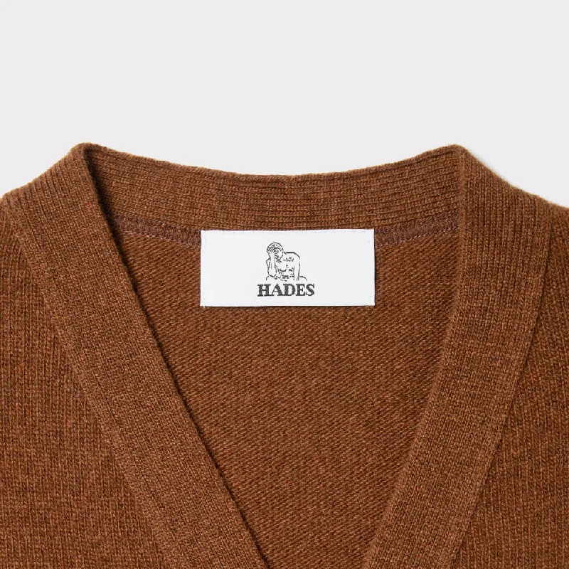 Carrington Cardigan | Brown | Greek Mythology