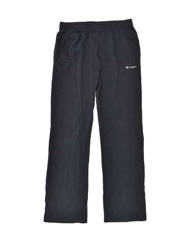 CHAMPION Womens Tracksuit Trousers UK 20 2XL Navy Blue Cotton