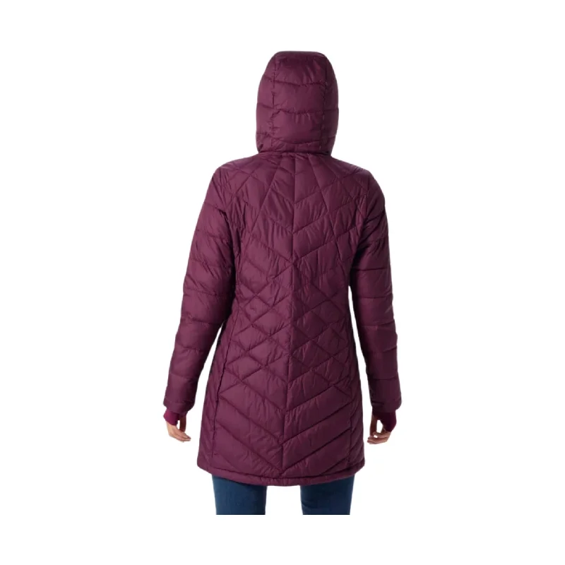 Columbia Women's Heavenly Long Hooded Jacket - Marionberry