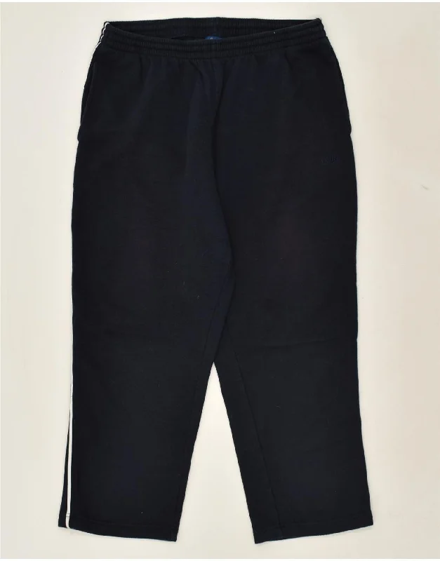 COTTON TRADERS Womens Tracksuit Trousers UK 18 XL Navy Blue Cotton