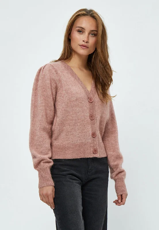 MSDitta Knit Cardigan - Ash Rose Melange