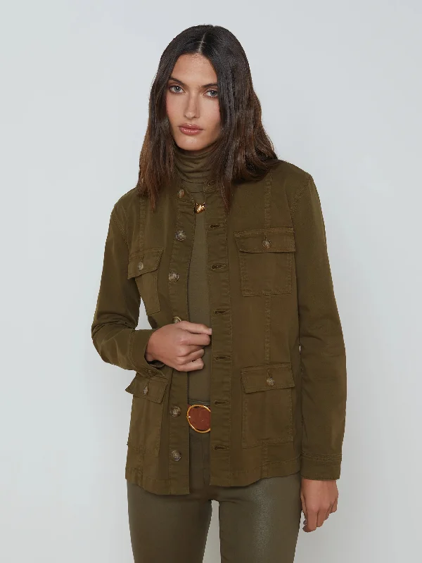 Eudice Utility Jacket British Khaki