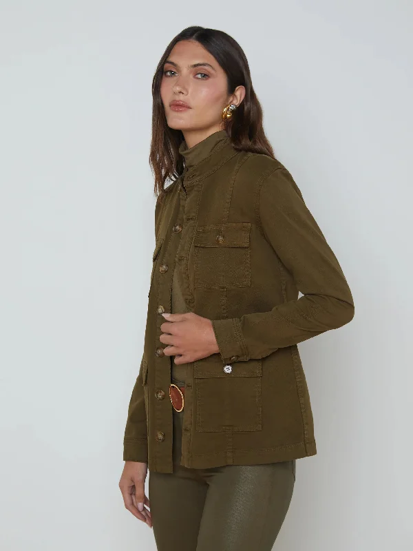 Eudice Utility Jacket British Khaki