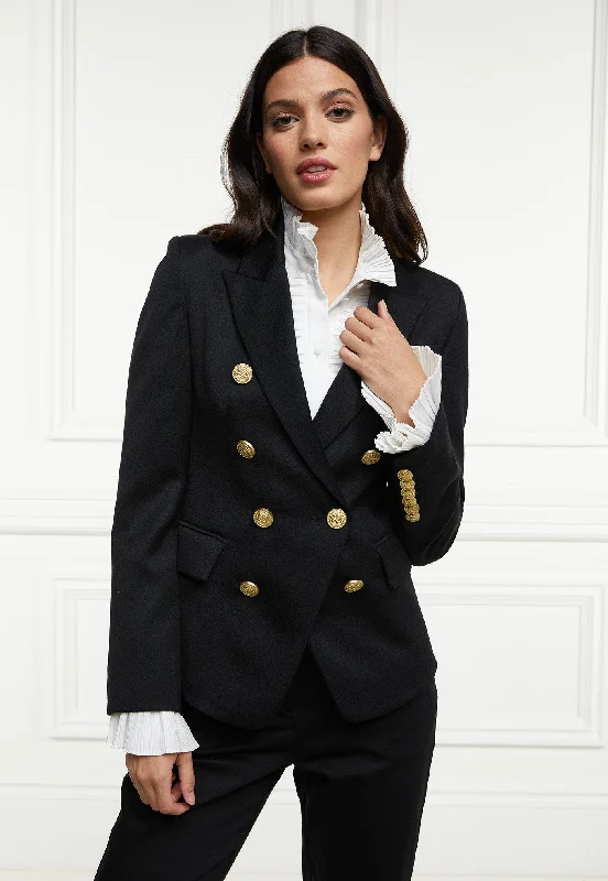 Knightsbridge Blazer - Black Barathea