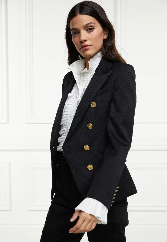 Knightsbridge Blazer - Black Barathea