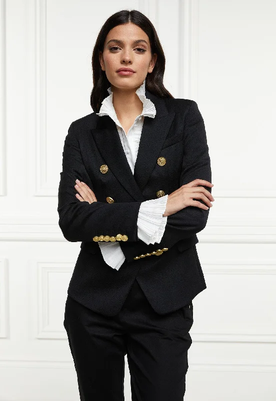 Knightsbridge Blazer - Black Barathea