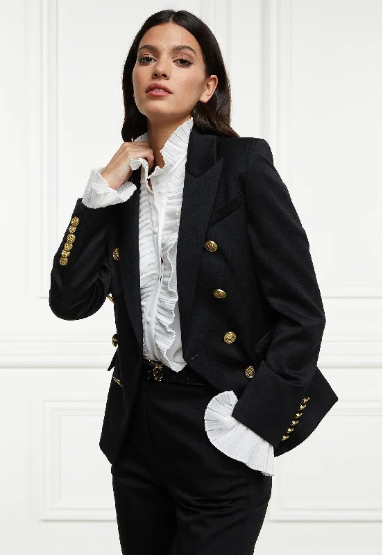 Knightsbridge Blazer - Black Barathea