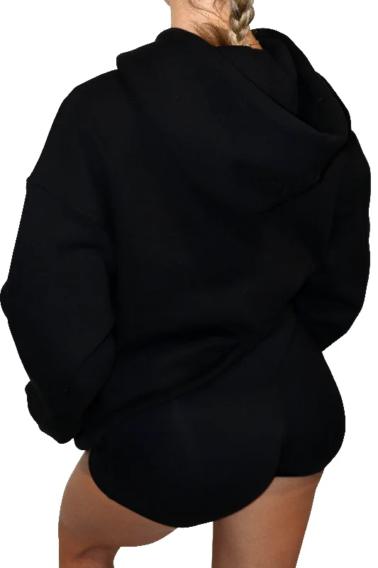 KTP OVERSIZED HOODIE - BLACK