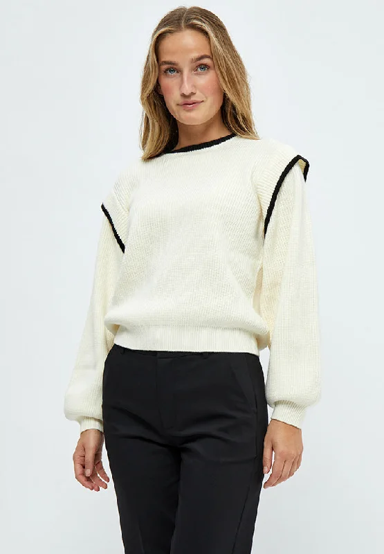 Jayla Knit Pullover - Cloud Dancer