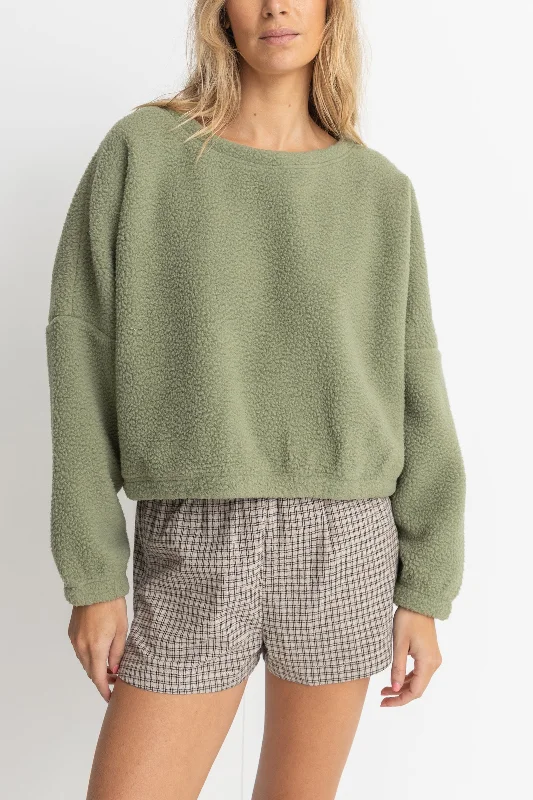 Jyoti Reverse Fleece Sage