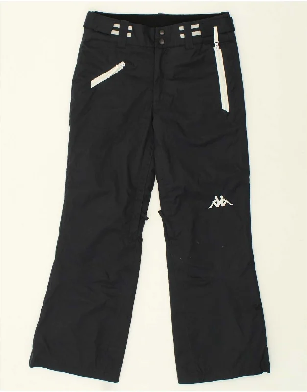 KAPPA Womens Ski Trousers Small W32 L29 Navy Blue Polyester