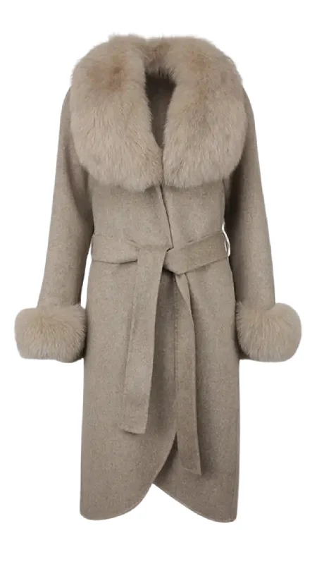 London Cashmere Wrap Coat