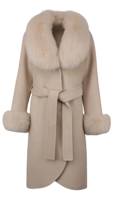 London Cashmere Wrap Coat