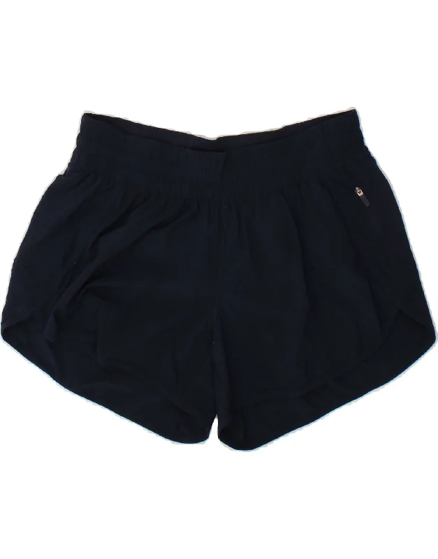 LULULEMON Womens Sport Shorts UK 14 Medium Navy Blue