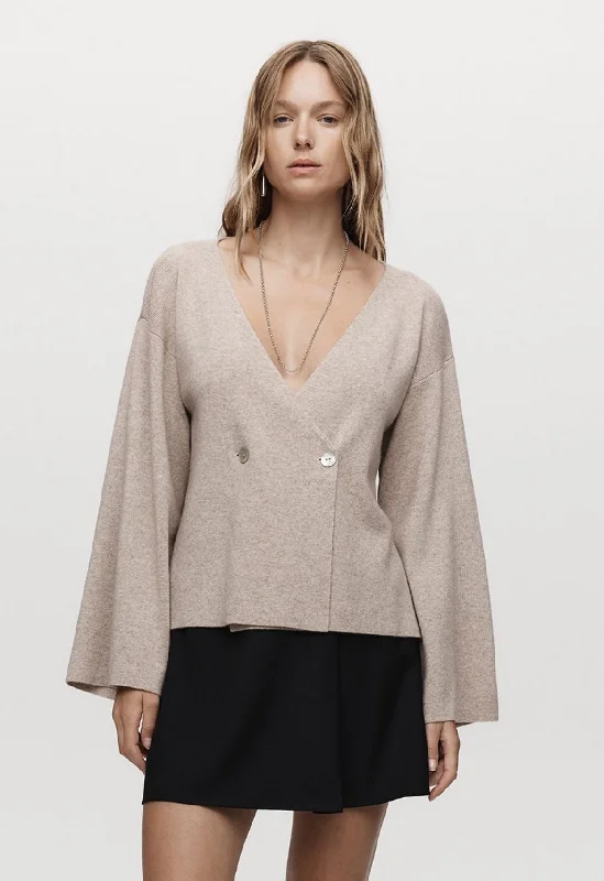 Marle Julius Cardigan - Oat