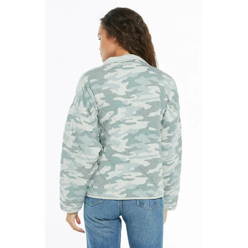 Maya Camo Quilted Jacket