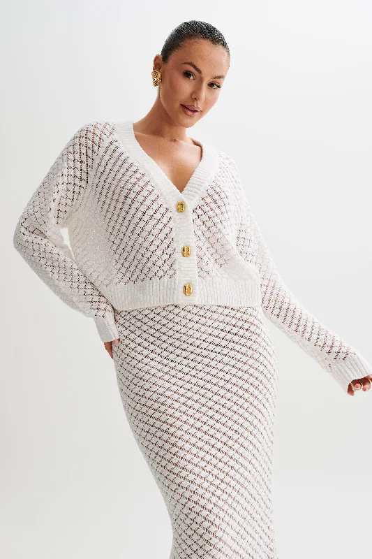 Mirabella Knit Cardigan - Ivory