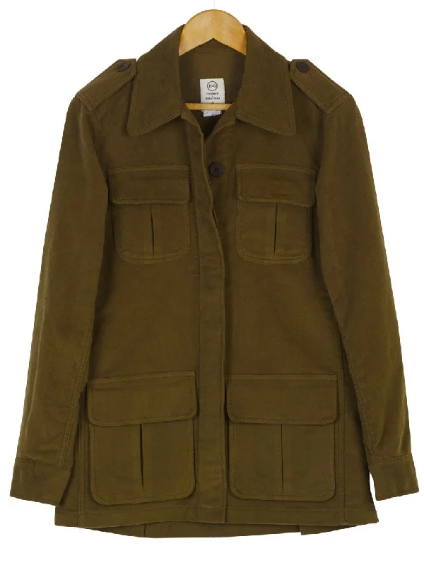 MOLESKIN FIELD JACKET - Lovat