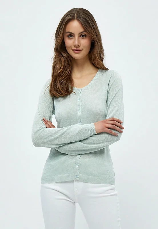 MSNew Laura Cardigan - Frosted Mint Lurex