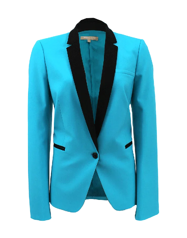 One Button Tuxedo Jacket