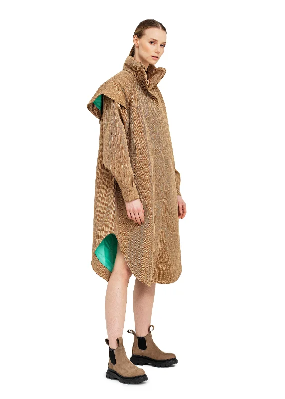 Tyfon Coat - Camel Tweed