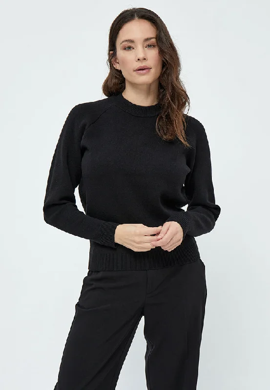 PCRosalia Knit Pullover - Black