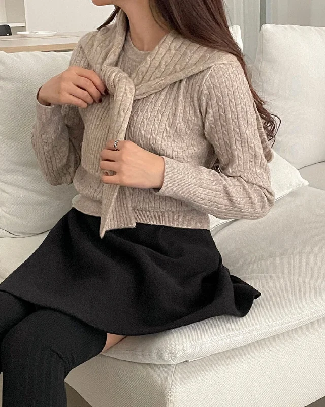 Shawl Cardigan Set