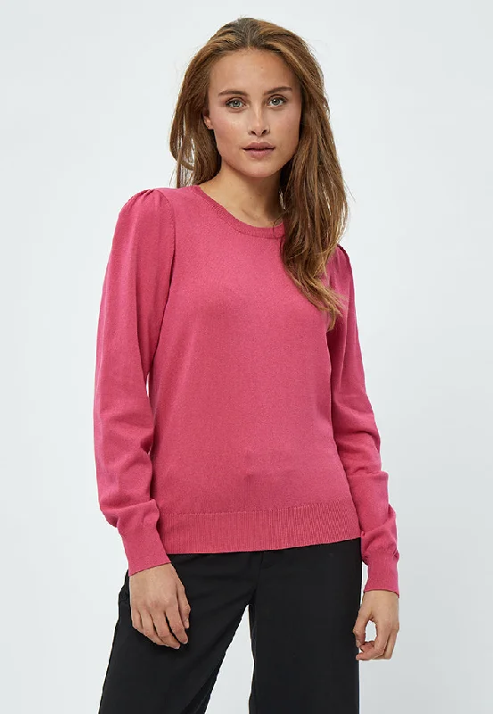 PCTana Knit Pullover - Carmine Pink