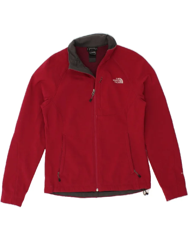 THE NORTH FACE Womens Tracksuit Top Jacket UK 14 Medium Red