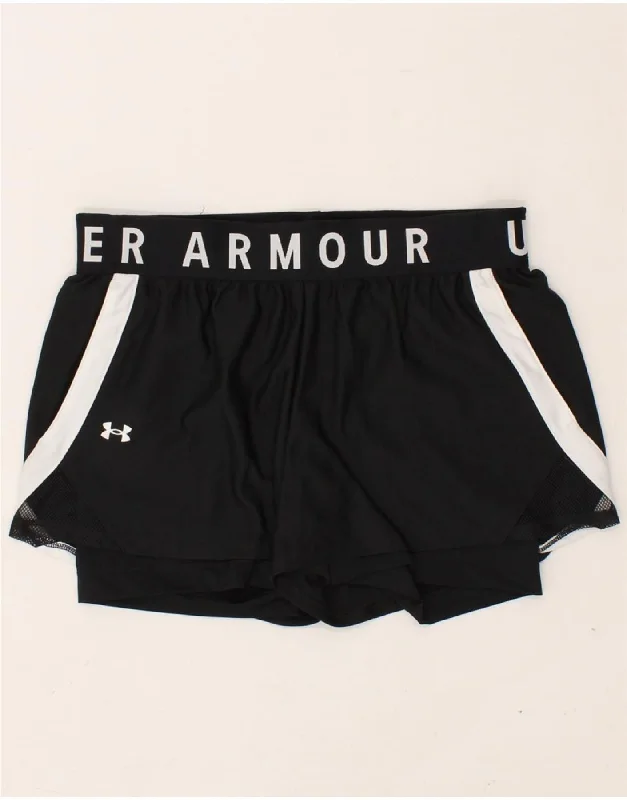 UNDER ARMOUR Womens Sport Shorts Medium Black