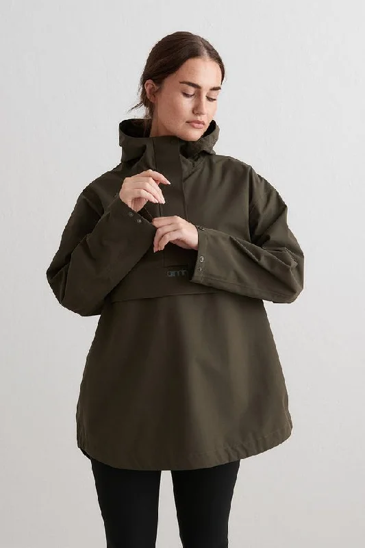 Waterproof Oversized Anorak | Khaki