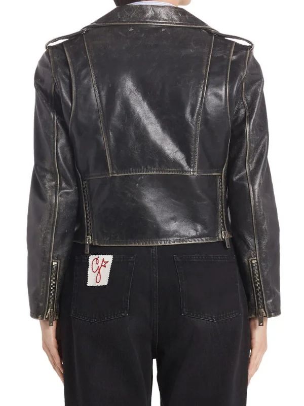 Womens Chiodo Destiny Leather Biker Jacket